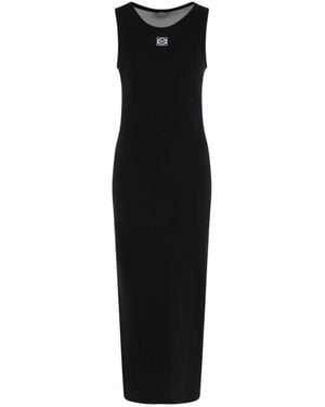 Loewe Anagram Sleeveless Tank Dress - Black