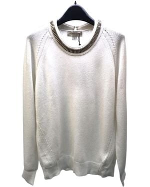 Burberry Round-Neck Knitted Pullover - Grey