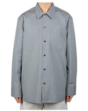 Jil Sander Long Sleeve Shirt - Grey