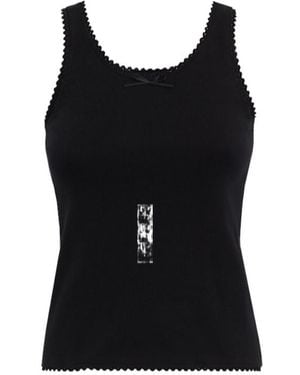 MSGM Knitted Vest - Black