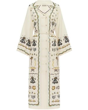 ALÉMAIS Long-Sleeved Dress - White