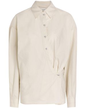 Lemaire Twisted Cotton-Blend Poplin Shirt - White