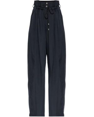 Isabel Marant High-Waisted Casual Trousers - Blue
