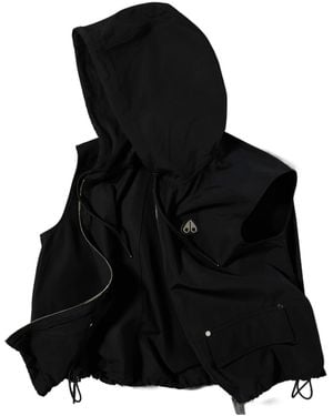 Moose Knuckles Elevate Hooded Vest - Black