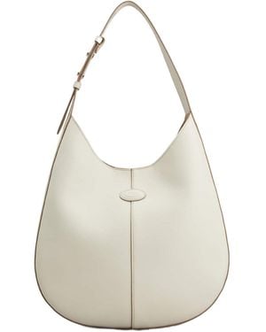 Tod's Di Bag Small Hobo Bag - White