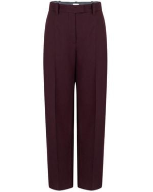 Brunello Cucinelli Casual Pants With Belt Loops - Purple