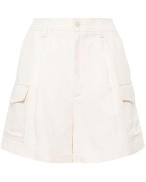 Woolrich Linnen Mix Shorts - White