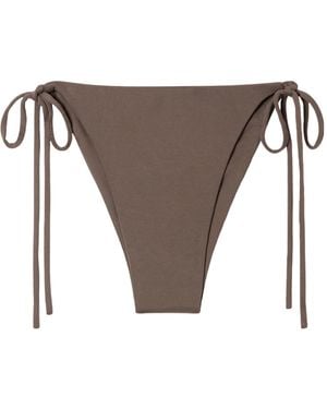 Magda Butrym Stretch-Jersey Bikini Briefs - Gray