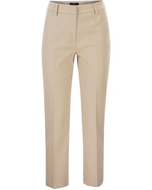Weekend by Maxmara Belt Loop Casual Trousers - Natural