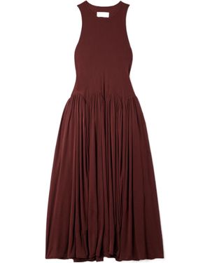 16Arlington Hip-Gathered Dress - Purple
