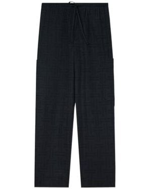 KENZO Weave' Cargo Jogpants - Black