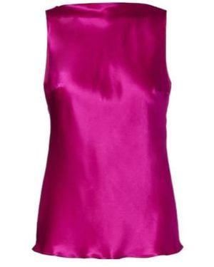 Nina Ricci Backless Tank Top - Purple