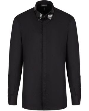 Emporio Armani Longsleeve Dress Shirt - Blue