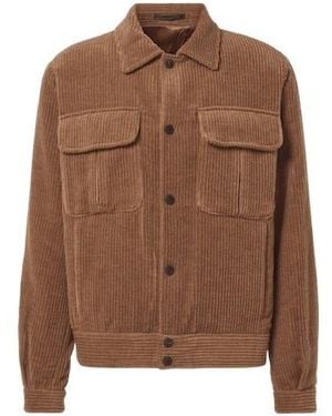 Giorgio Armani Wool And Cashmere Velvet Blouson - Brown