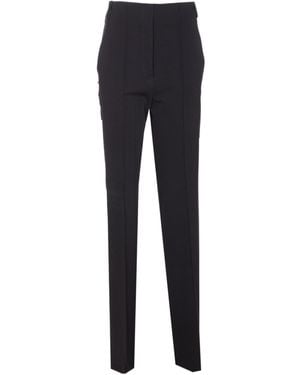 Sportmax Texas Straight Hem Pants - Blue