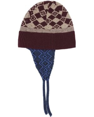 Dries Van Noten Ribbed Knit Hat - Red