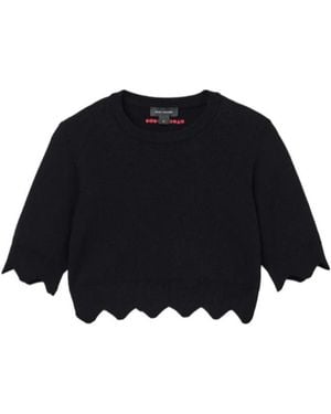 Marc Jacobs Fan-Shaped Edge Top - Blue