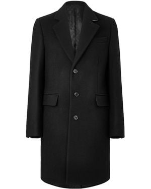 Burberry Wool Overcoat - Black