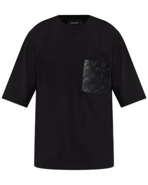 DSquared² Embossed-Logo T-Shirt - Black