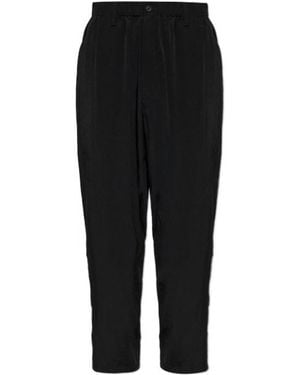 Yohji Yamamoto Ta Tuxedo Double Stitch Elastic Trousers - Black