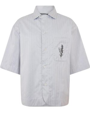 Jacquemus Patterned Short Sleeve Shirt - Grey