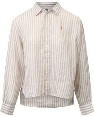 Ralph Lauren Striped Shirt - White