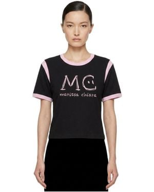 Marissa Chiara Short-Sleeved T-Shirt - Black