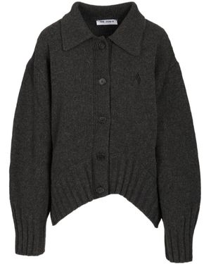 The Attico Long-Sleeved Cardigan - Black