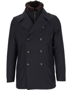 Al Duca d'Aosta Long-Sleeve Casual Jacket - Blue