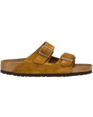 Birkenstock Arizona Soft Footbed Slip-On Sandals - Brown