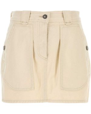 Isabel Marant Belted Skirt - Natural