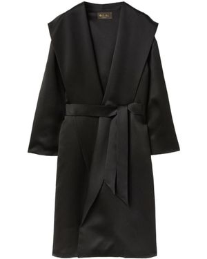 Loro Piana Long-Sleeved Coat - Black