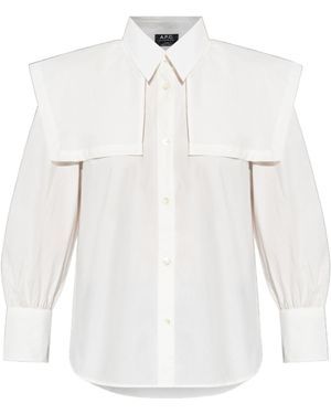 A.P.C. Poplin Ondine Shirt - White