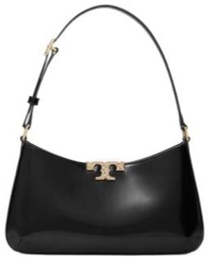 Tory Burch Eleanor Slim Embellished Shoulder Bag - Black