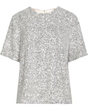 Rag & Bone Sequin Short-Sleeve Top - Gray