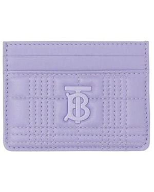 Burberry Quilted Lola Cardholder - Purple