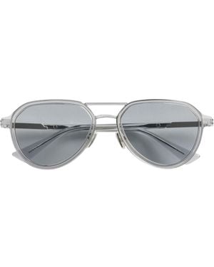 Bottega Veneta Forte Aviator Sunglasses - White
