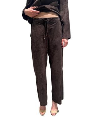 Max Mara Drawstring Casual Pants - Black