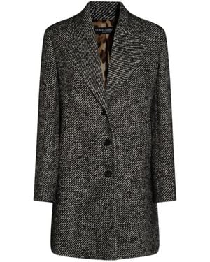 Dolce & Gabbana Straight Hem Coat - Gray