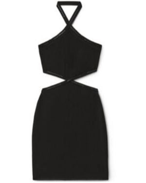 Alexander Wang Halter Cutout Dress - Black