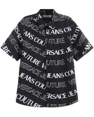 Versace Jeans Couture Patterned Shirt - Black
