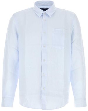 Vilebrequin Classic Linen Shirt - Blue