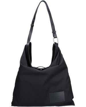 Jil Sander Slouchy Shoulder Bag - Black