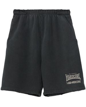 Willy Chavarria Hardcore Buffalo Shorts - Black