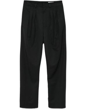 Lemaire Pleated Tailored Trousers - Black