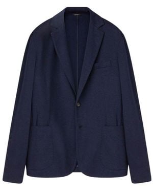 Loro Piana Single-Breasted Blazer - Blue