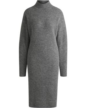 BOSS Knit Midi Dress - Gray