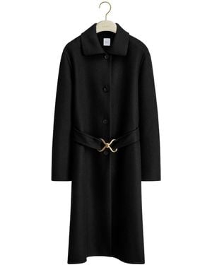Dior Coat With Belt - Black