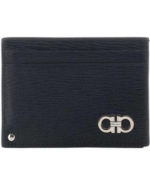 Ferragamo Logo Wallet - Blue