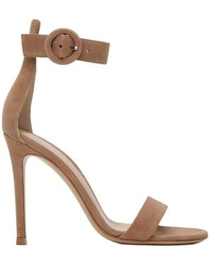 Gianvito Rossi Anklestrap Sandals - White